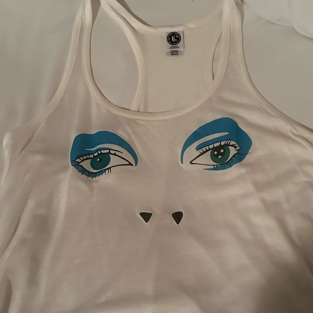 David Bowie inspired tank, size Medium.